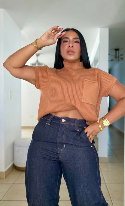 Long Barrel Dark Blue Spandex Liviano Vibrant Jeans SOLD OUT GRACIAS