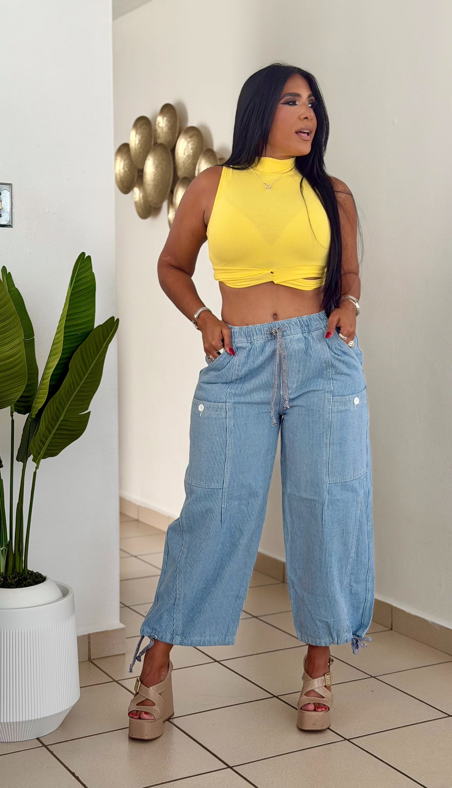 Baggy Spandex Denim Blue Luxe Jeans (que ajuatas a tu gusto) una belleza!! Mega Premium (SOLD OUT