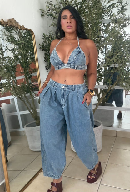 Baggy Barrel Trend Impecable Blue Jeans SOLD OUT