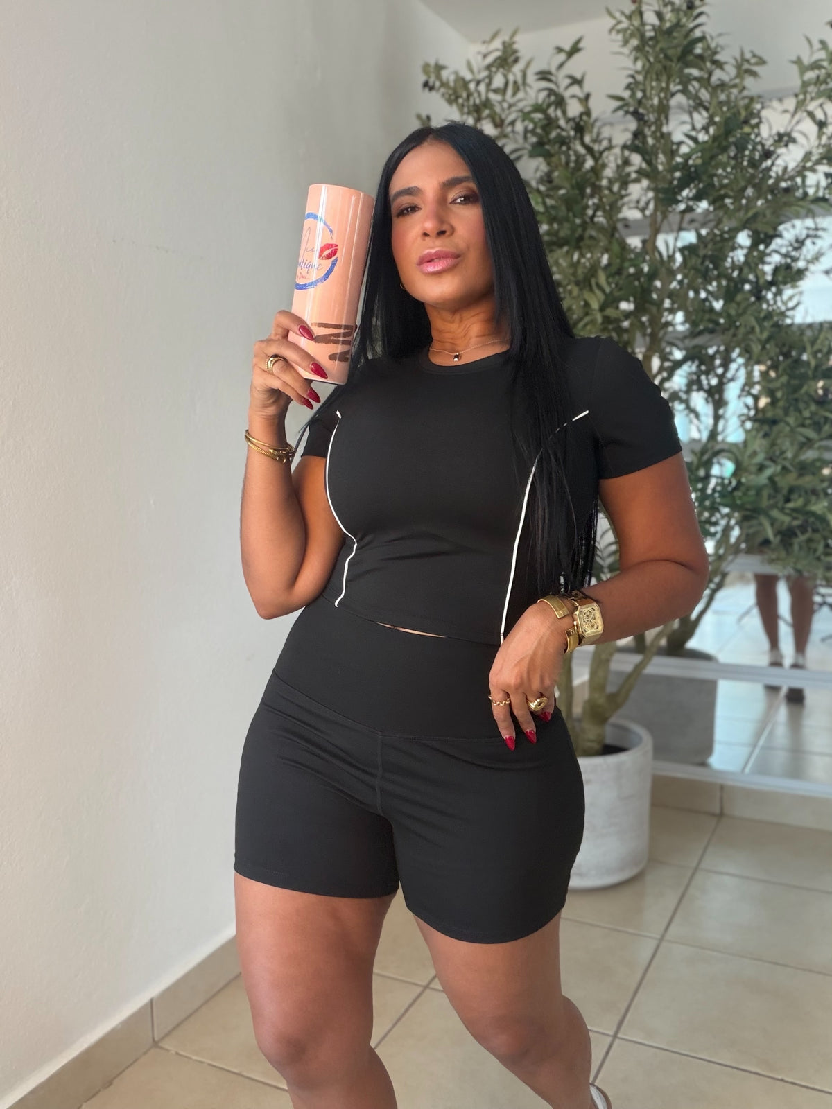 Blacky Black Premium Doble pantalón Sporty Set
