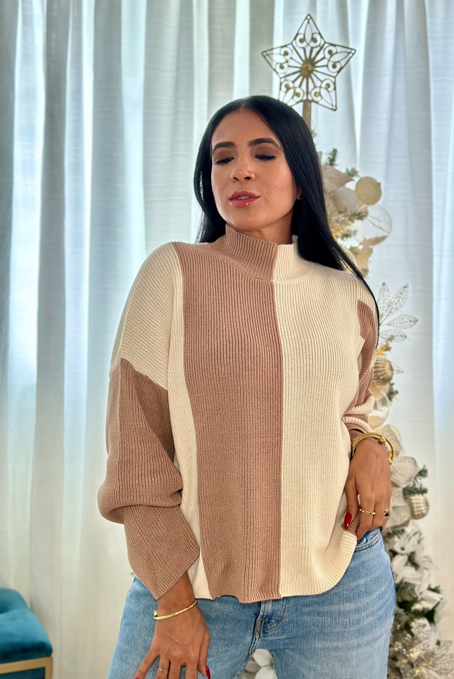 Iviah Lyxe Oversized Knit Sweater Top (mega cómodo y fresquesito)