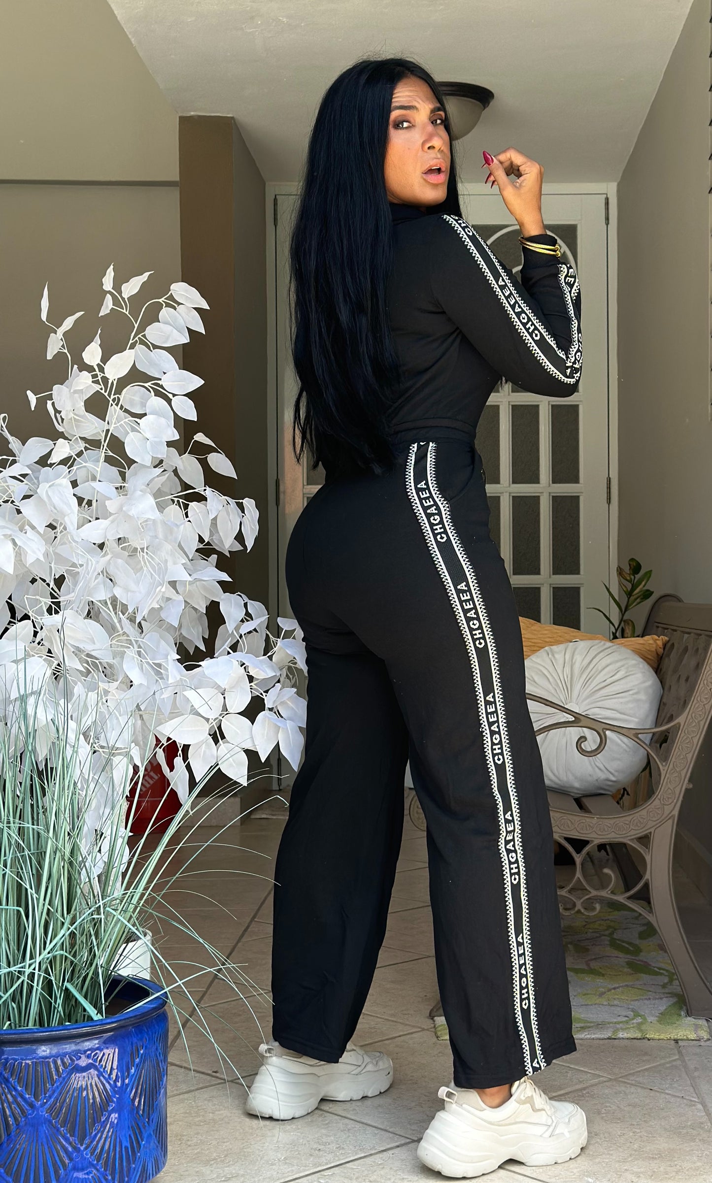 Elir Inspiración Spandex Blacky JUMPSUIT (tiene bolsillos)