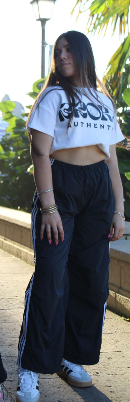 Brokz Authentik Oversized GIRL’S Luxe Shirt Top WHITE