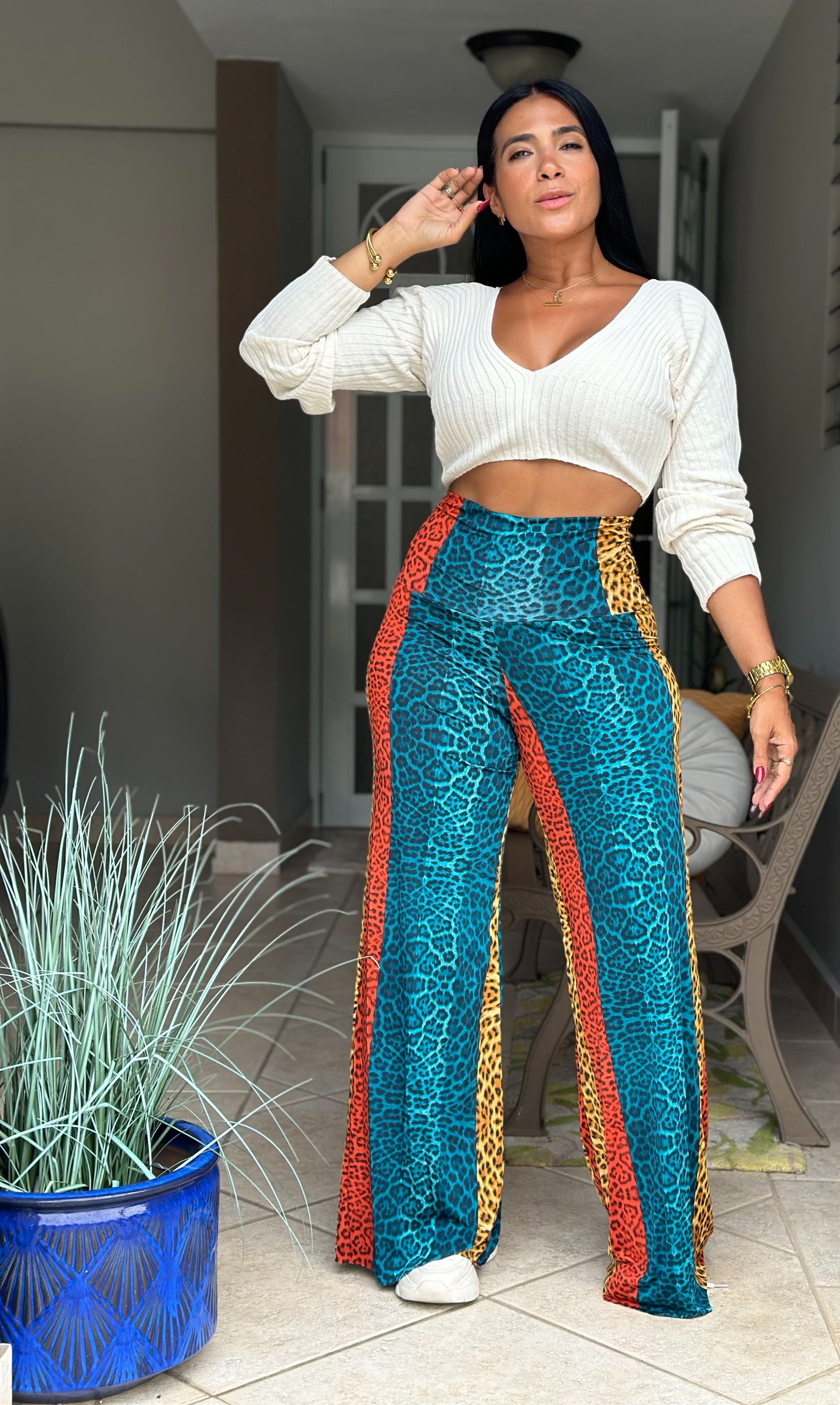 De Moda Total Spandex Palazzo Pants