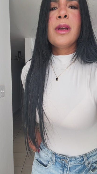 Light Gray Spandex Bodysuit