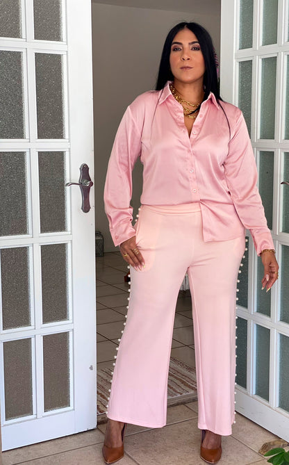 Thais Luxe Pink Pants