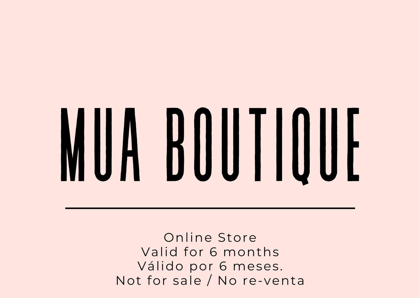 Mua Boutique by D Gift Card